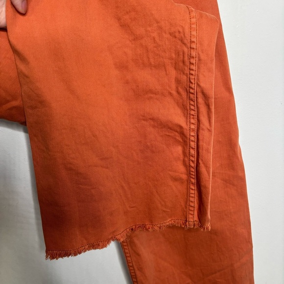 Billabong Free Fall High Rise Wide Leg Pant, Sz 27, Orange - Picture 6 of 11